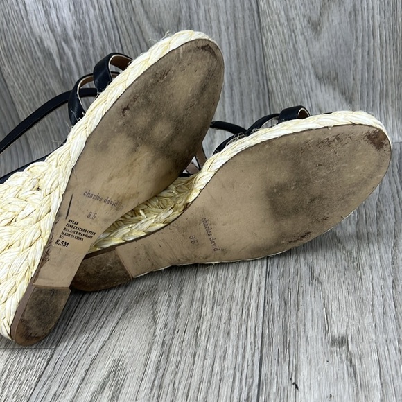 🍁2/$25 🍁 Charles David Rylee Ankle Strap Espadrille Wedge Sandals - Picture 10 of 10